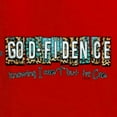 thumbnail image 6 of Wild Bobby Godfidence- Knowing I Can't But He Can Blue and Brown Cheetah Print Inspirational/Christian Men Tee, Red, Medium, 6 of 6