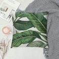 thumbnail image 2 of PRATYUS  Tropical Dense Jungle Palm Leaves Throw Lumbar Waist Pillow Case Cushion Cover Home Office Decorative 24x24in, 2 of 5