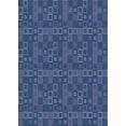 thumbnail image 1 of Ahgly Company Indoor Rectangle Patterned Blue Novelty Area Rugs, 8' x 10', 1 of 6