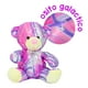 thumbnail image 3 of Oso De Peluche Tierno Galáctico Rosa Importadora La Merced Tela Suave Hipoalergénica, 3 of 6