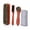 Mixed colors, variant on WLGJL Horsehair Shine Shoes Brush Kit Polish Dauber Applicators Cleaning Leather Shoes Boots Care Brushes Suede Cleaner Brush with Microfiber Shoe Cloth(4 Pcs)