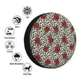 thumbnail image 3 of Bingfone Leopard Print Rose Spare Tire Cover Weatherproof Universal Wheel Protectors for RV Camper Travel Trailer SUV Truck-14 inch, 3 of 8
