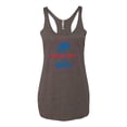 thumbnail image 2 of Wild Bobby, Shelby Cobra USA Logo Emblem Powered by Ford Motors, Cars and Trucks, Women Tri-Blend Racerback Tank Top, Brown, Small, 2 of 4