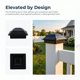 thumbnail image 3 of TABLETREANDS 4Ud Cubierta Superior Para Postes De Porche Negro Ideal Para Madera Con, 3 of 8