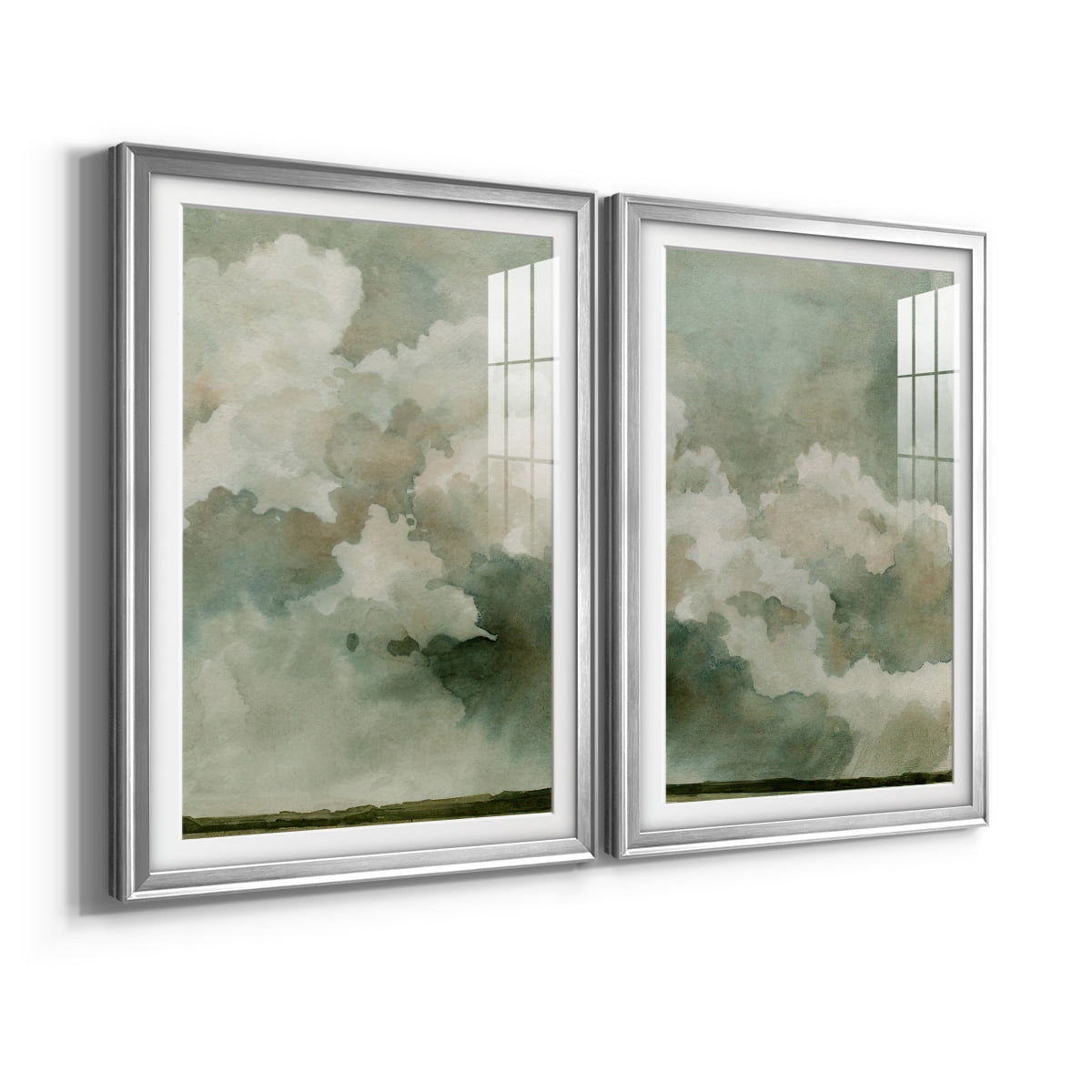 Wexford Home Coming Rain I Premium Framed Print, 18.5" x 24.5" - Ready to Hang, Silver (Set of 2)