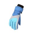 thumbnail image 1 of Qarigey 1 par de guantes de esquí para niños, deportes al aire libre, ciclismo, manopla para niños, manopla de invierno para clima frío, Protector de guantes y mitones Azul Qarigey AP014386-03, 1 of 6