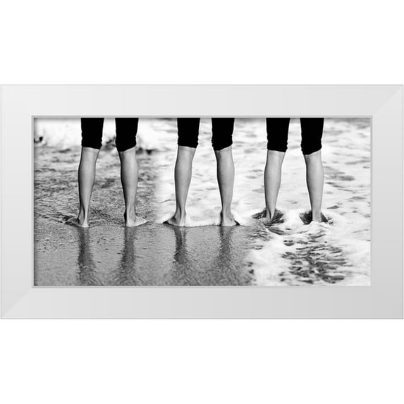 Londal, Leif 14x9 White Modern Wood Framed Museum Art Print Titled - Wet Feet.