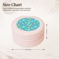 thumbnail image 2 of Naloa Donut Round Jewelry Box, Travel Jewelry Organizer, 3.9 x 3.9 x 2in Jewelry Storage Box for Women-Pink, 2 of 7