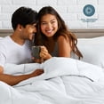 thumbnail image 5 of Bare Home Ultra-Soft 1800 Collection Down Alternative Comforter Duvet Insert - Oversized King, White, 5 of 9