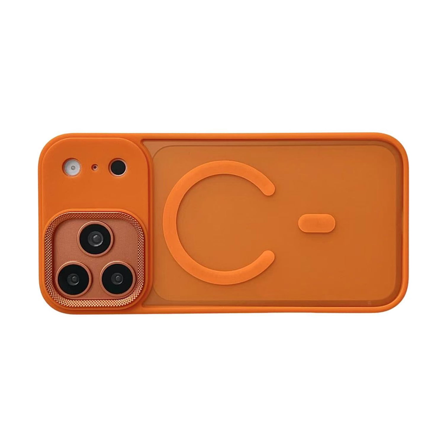 Soft-Touch Matte Focus Case with MagSafe for iPhone 17 Pro Max - Orange