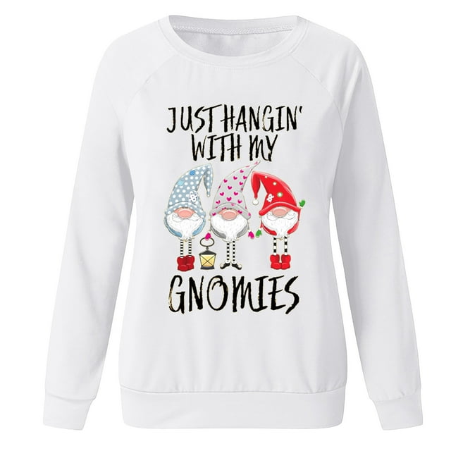 TopLLC Chandails de Noël Laids Mode Femme Chandail à Capuchon de Noël avec Poche Imprimée Robe de Mode en Liquidation