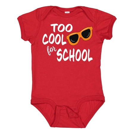 

Inktastic Too Cool for School Gift Baby Boy or Baby Girl Bodysuit
