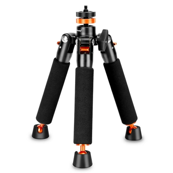 Koolehaoda A3 Mini Tripod with 1/4 and 3/8" Screw Mount, Universal Monopod Support Base Unipod Support Compatible with DSLR Cameras Video Micro Shooting