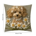 thumbnail image 3 of Eolstice Horse Head Pillow Cover, 45x45cm Decorative Cushion Case, Equestrian Theme Throw for Sofa, Soft Pillow Cover for Bed and Home, for Lounge and Room(Brown), 3 of 6