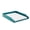 Teal, variant on Staples TRU RED Front Load Stackable Plastic Letter Tray White TR55255