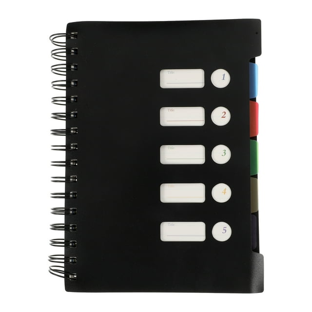 Ruled Notebook Spiral Notebook College Ruled Ideal Middle School College Essential Small Notebook for School Office and Note Taking (A5, 150 Sheets/Book)