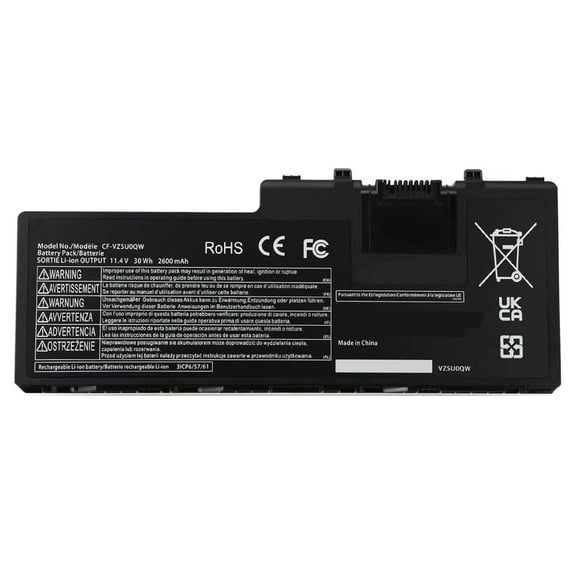 CF-VZSU0QW Replacement Battery for ToughBook CF-20 CF-20A0205NG CF-20A0205TD Toughpad FZ-A2A203CA3