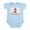 Sky Blue, variant on CafePress - Lil' Fireman Infant Bodysuit - Baby Light Bodysuit, Size Newborn - 24 Months