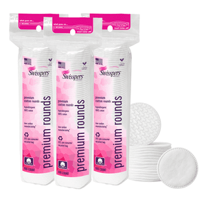 Premium Dual-Sided Cotton Rounds, 300 Count