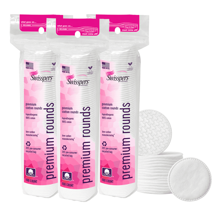 Premium Dual-Sided Cotton Rounds, 300 Count photo 1
