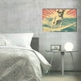 thumbnail image 6 of 16x24 inch Canvas Hanging Picture Surfing Dog,Home Room Decor Bathroom Accessory,Modern Style Surfing Dog Art Painting Canvas Poster,Gift For Surfing Enthusiasts,For Cafes,Man Cave,Bar,Yard, 6 of 6