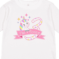 thumbnail image 4 of Inktastic I'm Three Cute Unicorn 3rd Birthday Boys or Girls Long Sleeve Toddler T-Shirt, 4 of 5