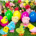 thumbnail image 3 of Huevos de Pascua jumbo de 8 piezas Sufuplay con juguetes de cuerda, 3 of 7