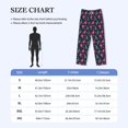 thumbnail image 4 of Logiee Ping Pong Rackets And Balls Print Pajama Pants for Men,Men’s Pajama Bottoms,Mens PJ Pants with Pockets & Button Fly-X-Large, 4 of 6