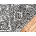 thumbnail image 5 of Unique Loom 3139390 Tribal Moroccan Nomad Plush Area Rug, 8 x 10 Feet, Gray/Ivory, 5 of 5