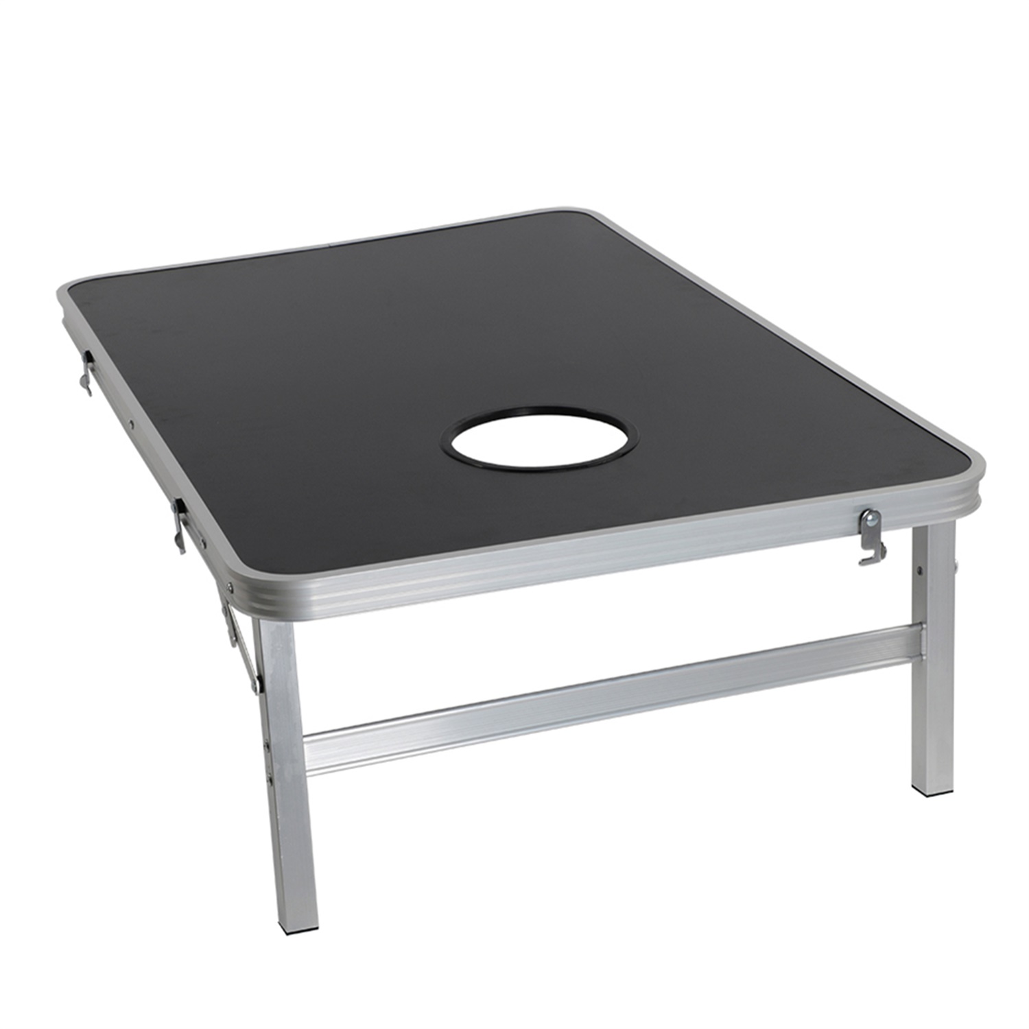 Kadyn Portable Bean Bag Toss Cornhole Game Set of 2 Boards and 8 Beanbags, Black & White Kadyn Portable Bean Bag Toss Cornhole Game Set of 2 Boards and 8 Beanbags, Black & White