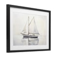 thumbnail image 2 of Stupell Industries Tropical Neutral Sailboat Reflection Black Framed Print Under Glass, 20 x 14, by Petals Prints Design, 2 of 8