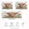 thumbnail image 2 of Satin Pillowcase Home Luxury Envelope Pillowcases Soft And Smooth A Highland Cow, 2 of 6