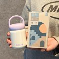 thumbnail image 2 of Nuevo Macaron contraste de Color taza aislada Mini taza de agua pequeña taza Simple para estudiantes taza portátil regalo de vacaciones, 2 of 5