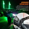 thumbnail image 4 of Nilight 2PCS 5FT Spiral RGB Led Whip Light with Spring Base Chasing Light RF Remote Control Lighted Antenna Whips for Can-Am ATV UTV RZR Polaris Dune Buggy Offroad Truck, 4 of 7