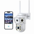 thumbnail image 2 of 1080P Wireless WIfi Camera Outdoor Multi Lens Surveillance Camera, Two Way Intercom Night Vision Baby Monitor, 2 of 10