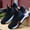 Black, variant on Men's Autumn & Winter Casual Fashion Sneakers Running Breathable Athletic Cushion Sports Shoes