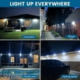 thumbnail image 4 of SZRSTH Solar Outdoor Lights -Waterproof Sensor Wireless Security Lights for Garden Fence Yard, 4Pack, 4 of 7
