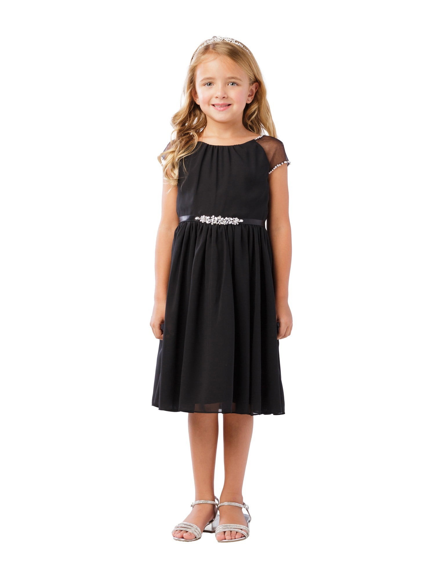 junior girls black dress