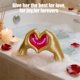 thumbnail image 5 of Adorno LED con forma de corazón para San Valentín | Figura romántica de resina con diseño de gestos | Decoración para aniversarios, bodas o fiestas, 5 of 6