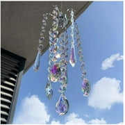 H&D HYALINE & DORA Chandelier Wind Chimes AB Coating Crystal Prisms Hanging Suncatcher Pendant Home Decor Gifts