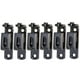 thumbnail image 2 of 6 silletas de puente individuales con tornillos de llave para reemplazo de guitarra eléctrica Negro, 2 of 4