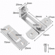 thumbnail image 4 of Pestillo de Seguridad Cerradura para Puerta Ángulo Recto, Plata, 4 of 5