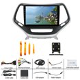 thumbnail image 2 of Car Radio Stereo for Jeep Cherokee 2015-2018, 10.1" Touchscreen Android 13 Support Carplay Android Auto Navigation Bluetooth Radio Video Mirror Link Steering Wheel Control Camera 2GRAM+32GROM,Black, 2 of 10