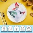 thumbnail image 6 of WYYP Flamingos Tropical Plant Cloth Napkin Reusable Dinner Napkin for Dining Table Kitchen Daily Party Housewarming Farmhouse Decor 4 PCS, 6 of 7