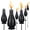 Matte Black Torch, variant on Metal Citronella Torches, 6 Pack Torches Garden for Outside 60 inch Flickering Flame Citronella Outdoor Light Torch,Metal Torches for Outside, Camping Patio Pathway Table Torch(Jet Black)