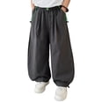 thumbnail image 4 of XINXIAOO Girls Boys Uniform Pants Straight Leg Pants for School Comfort Girls Boys Golf Pants Boys Girls Clothes Size 11-12 Years, 4 of 4