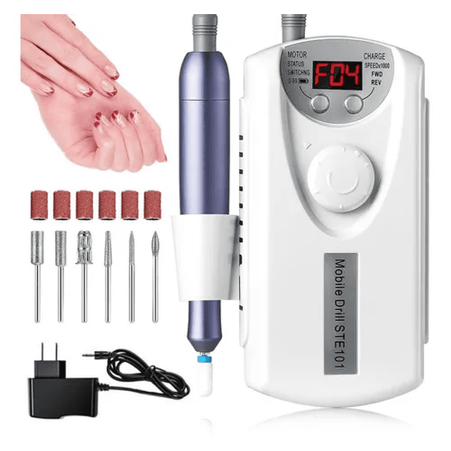 Pulidor De Uñas Drill Esmeril Taladro Profesional 30000rpm Malubero Malu2060