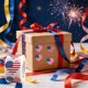thumbnail image 4 of Pegatinas del Día de la Independencia | Calcomanías de estrellas patrióticas | 500 pegatinas adhesivas de 2.5 cm para álbumes de recortes, envoltorios de regalos y decoración de fiestas, 4 of 6