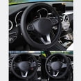 thumbnail image 2 of Car Steering Wheel Cover Non-Slip Comfortable Breathable Warm in Winter and Cool in Summer Wheel Protector Universal Fit For Car Truck SUV, 2 of 7