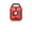 Red, variant on YUNOVA Rugged Shockproof AirTag Case, TPU+PC Protective Holder with Carabiner, Compatible with Apple AirTag, Anti-Lost for Keys Pet Luggage